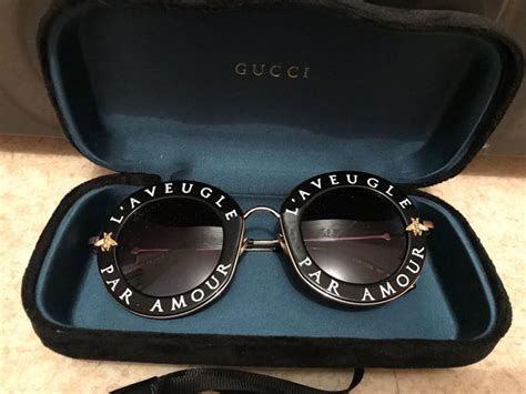 laveugle par amour gucci|love is blind Gucci motto.